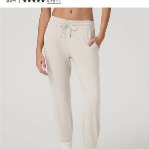 Vuori Cream Performance Jogger